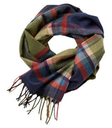 Casa Moda Wool Blend Scarf Navy/Red/Green Northern Ireland Belfast