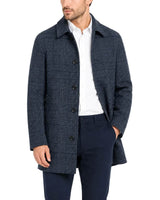 Daniel Grahame Bales Wool Blend Overcoat Dark Grey Northern Ireland