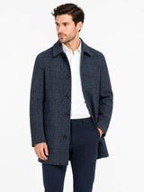 Daniel Grahame Bales Wool Blend Overcoat Dark Grey Northern Ireland