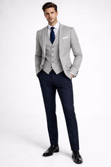 Daniel Grahame Dale Suit Jacket & Waistcoat Grey Northern Ireland