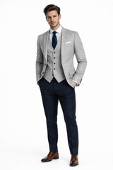 Daniel Grahame Dale Suit Jacket & Waistcoat Grey Northern Ireland