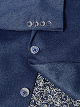 Daniel Grahame Damon Men’s Tapered Fit Sports Jacket Blue Herringbone