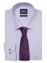 Daniel Grahame Gordon Shirt & Tie Set Pale Lilac Northern Ireland