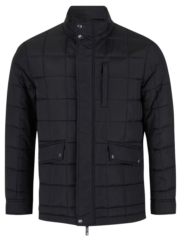 Daniel Grahame Mens Barnham Puffer Jacket Black Northern Ireland