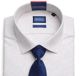 Daniel Grahame Mens Formal Shirt & Tie Set White/Blue/Beige Northern
