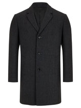 Daniel Grahame Mens Osbourne Overcoat 90461/09 Charcoal Ballynahinch