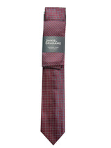Daniel Grahame Mens Tie & Pocket Square Set TP2238-66 Burgundy