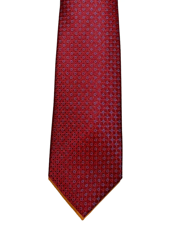 Daniel Grahame Mens Tie & Pocket Square Set TP2289-65 Red/Blue