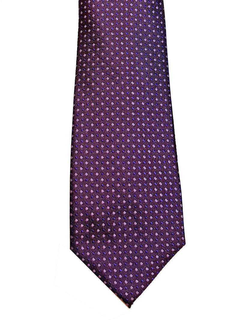 Daniel Grahame Mens Tie & Pocket Square Set TP2290-75 Purple Northern