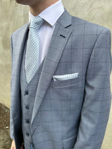 Daniel Grahame Mix & Match Suit Blue Check Northern Ireland Belfast
