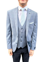 Daniel Grahame Mix & Match Suit Blue Check Northern Ireland Belfast