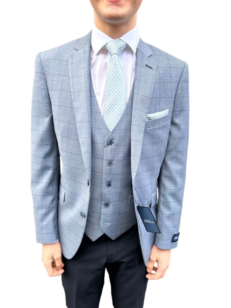 Daniel Grahame Mix & Match Suit Blue Check Northern Ireland Belfast