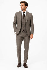 Daniel Grahame Mix & Match Suit Tapered Fit Brown Northern Ireland