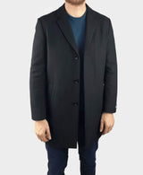 Daniel Grahame Osbourne Overcoat Black