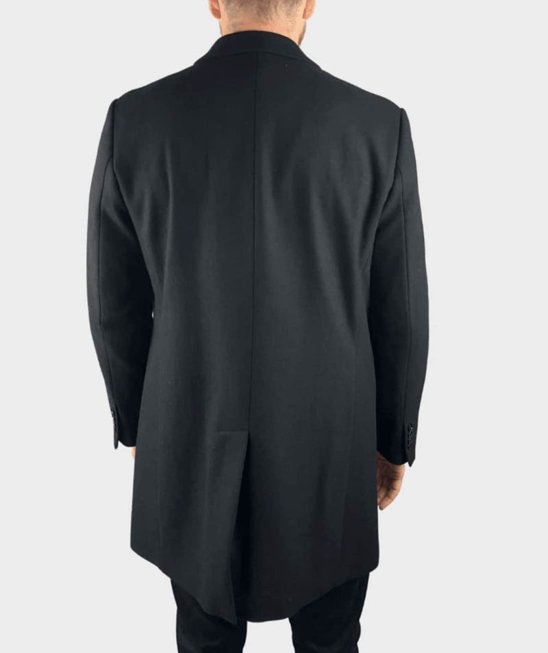 Daniel Grahame Osbourne Overcoat Black