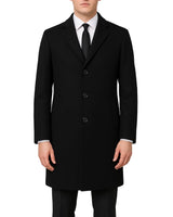 Daniel Grahame Osbourne Wool Overcoat Black Northern Ireland Belfast