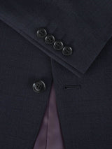 Daniel Grahame Regular Fit Mix And Match Suit Dark Blue Check