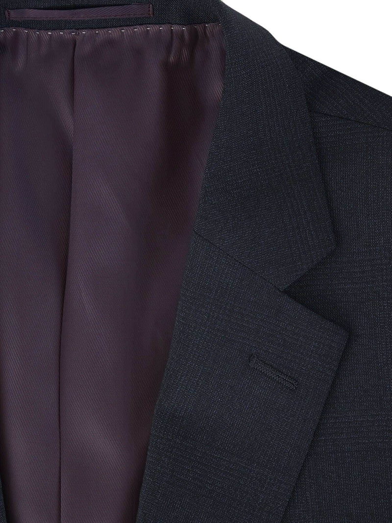 Daniel Grahame Regular Fit Mix And Match Suit Dark Blue Check