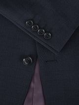 Daniel Grahame Regular Fit Mix And Match Suit Dark Blue Check