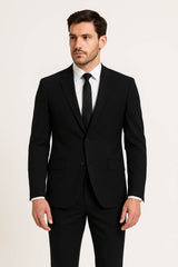 Daniel Grahame Regular Fit Mix And Match Suit Black Northern Ireland