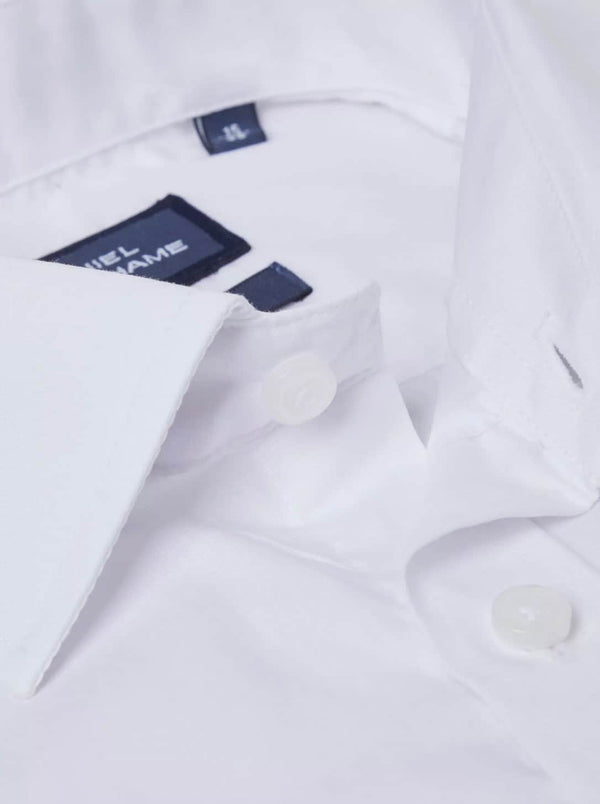 Daniel Grahame Tapered Fit White Dress Shirt Northern Ireland Belfast