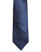 Daniel Grahame Tie & Pocket Square Set Navy/Pink Dots Northern