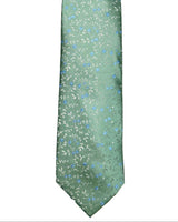 Daniel Grahame Tie & Pocket Square Set Sage Green/Blue Floral