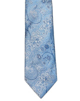 Daniel Grahame Tie & Pocket Square Set Sky Blue Floral Northern