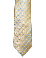 Daniel Grahame Tie & Pocket Square Set Yellow/Blue Floral Northern