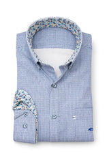 Dario Beltran Antes Long Sleeve Shirt Blue Northern Ireland Belfast