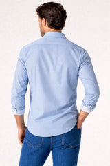 Dario Beltran Antes Long Sleeve Shirt Blue Northern Ireland Belfast