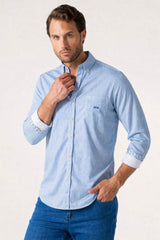 Dario Beltran Antes Long Sleeve Shirt Blue Northern Ireland Belfast