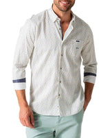 Dario Beltran Cosas Long Sleeve Shirt White Multi Northern Ireland