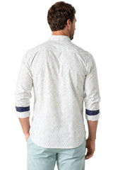 Dario Beltran Cosas Long Sleeve Shirt White Multi Northern Ireland