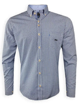 Dario Beltran Men’s Alfaque Tapered Fit Shirt Navy Ballynahinch