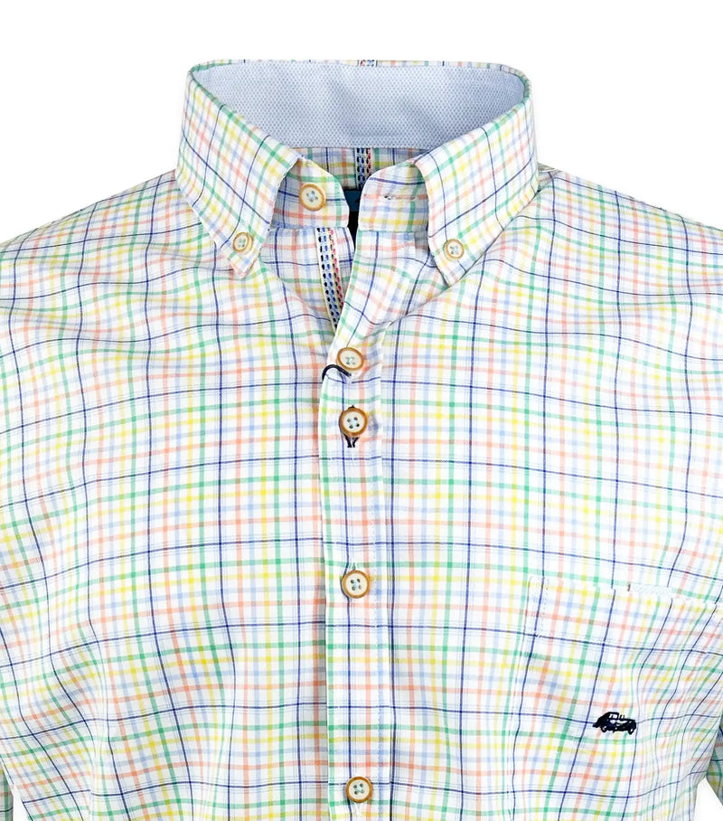 Dario Beltran Men’s LS Check Shirt Oliana Regular Fit Multi