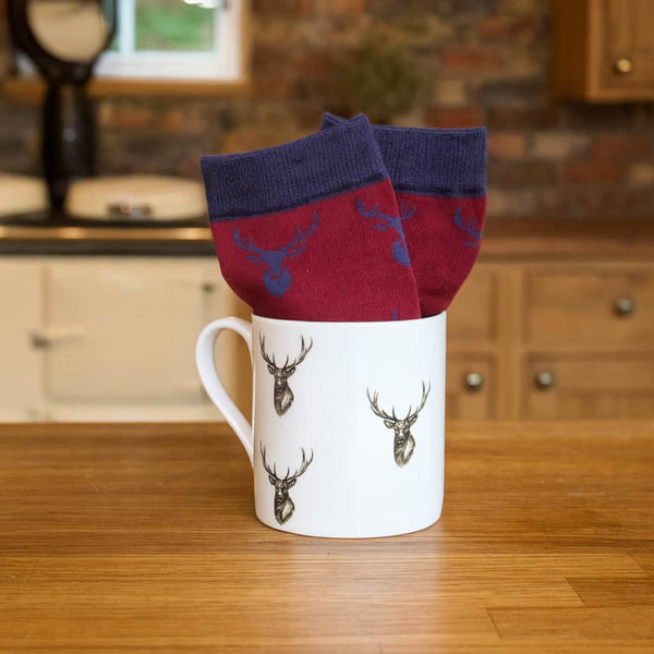 David Aster Stag Mug & Sock Set Northern Ireland Belfast