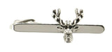 David Aster Stags Head Burnished Rhodium Tie Clip Northern Ireland