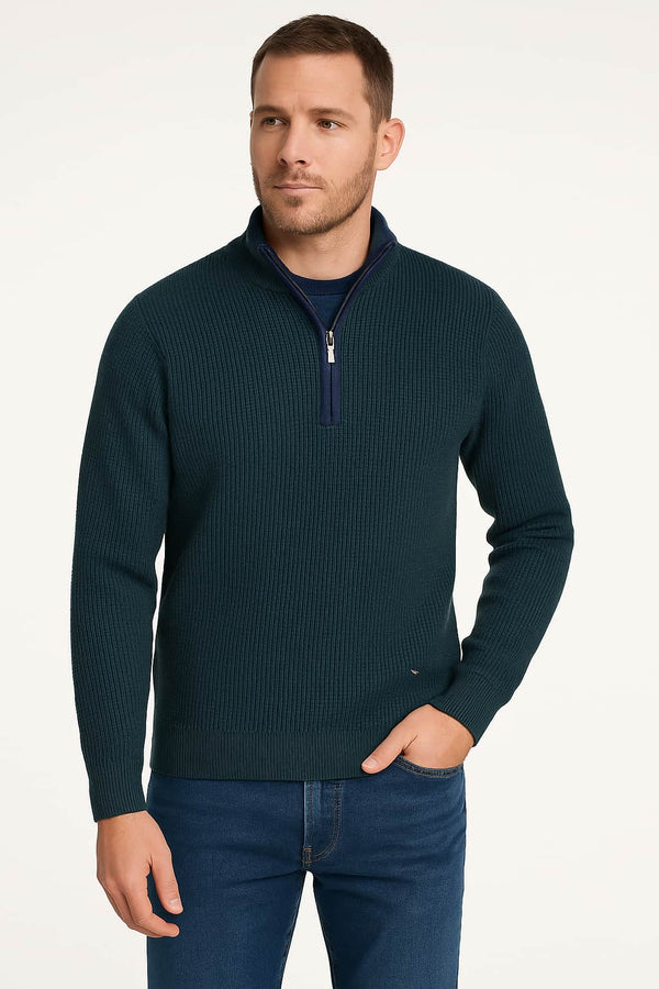 DG’s Drifter Half Zip Sweater Dark Green Northern Ireland Belfast