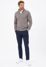 DG’s Drifter Half Zip Sweatshirt Beige Northern Ireland Belfast