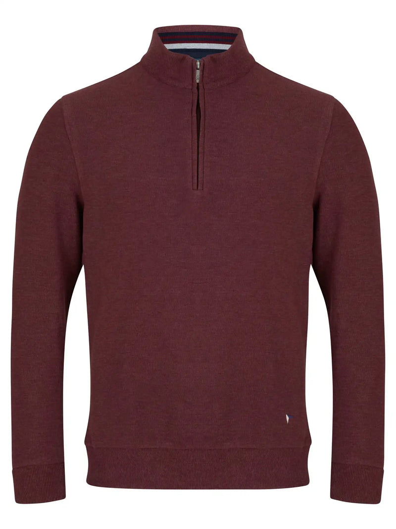 DG’s Drifter Half Zip Sweatshirt Maroon Northern Ireland Belfast