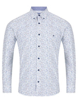DG’s Drifter Ivano Regular LS Shirt Navy Diamond Print Northern