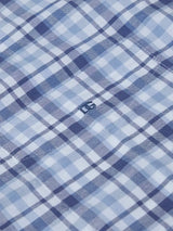 DG’s Drifter Ivano Short Sleeve Check Shirt Light Blue Northern