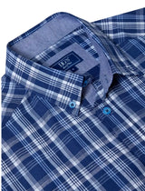 DG’s Drifter Ivano Short Sleeve Check Shirt Navy Northern Ireland