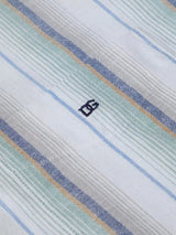 DG’s Drifter Ivano Short Sleeve Stripe Oxford Shirt Green/Blue
