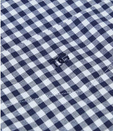 DG’s Drifter Long Sleeve Shirt Navy & White Gingham Northern Ireland