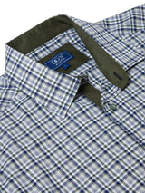 DG’s Drifter LS Check Shirt 14658/36 Green/Blue Northern Ireland