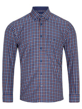 DG’s Drifter LS Check Shirt Dark Blue Northern Ireland Belfast
