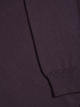 DG's Drifter Round Neck Cotton Blend Jumper Dark Purple