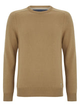 DG’s Drifter Men’s Crew Neck Cotton Blend Jumper Tan Ballynahinch